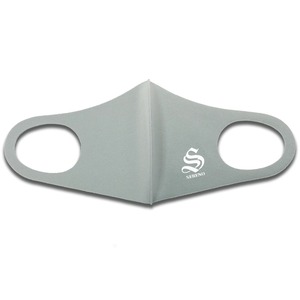 【送料無料】SERENO LOGO MASK【グレー×ホワイト】