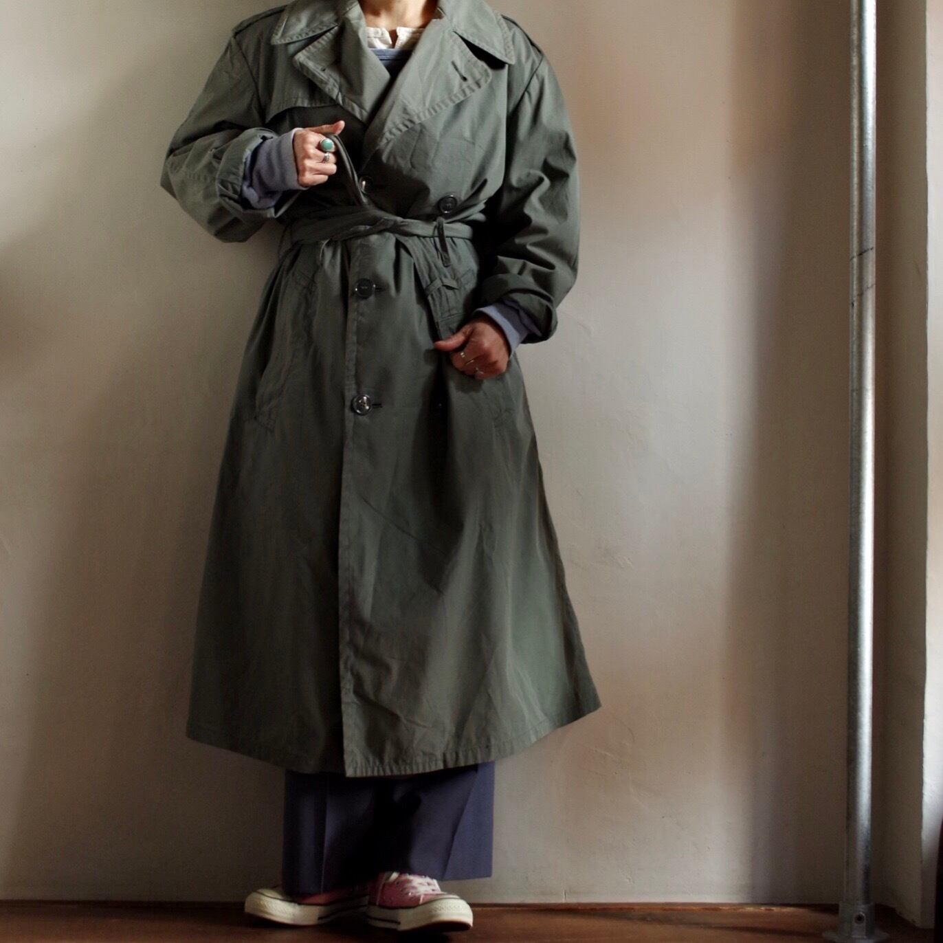 60's military rain coat 23101710 60年代