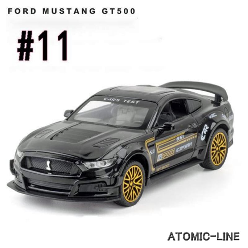 フォード マスタング GT500 SHELBY ミニカー 1/32 全12色 ライト点灯