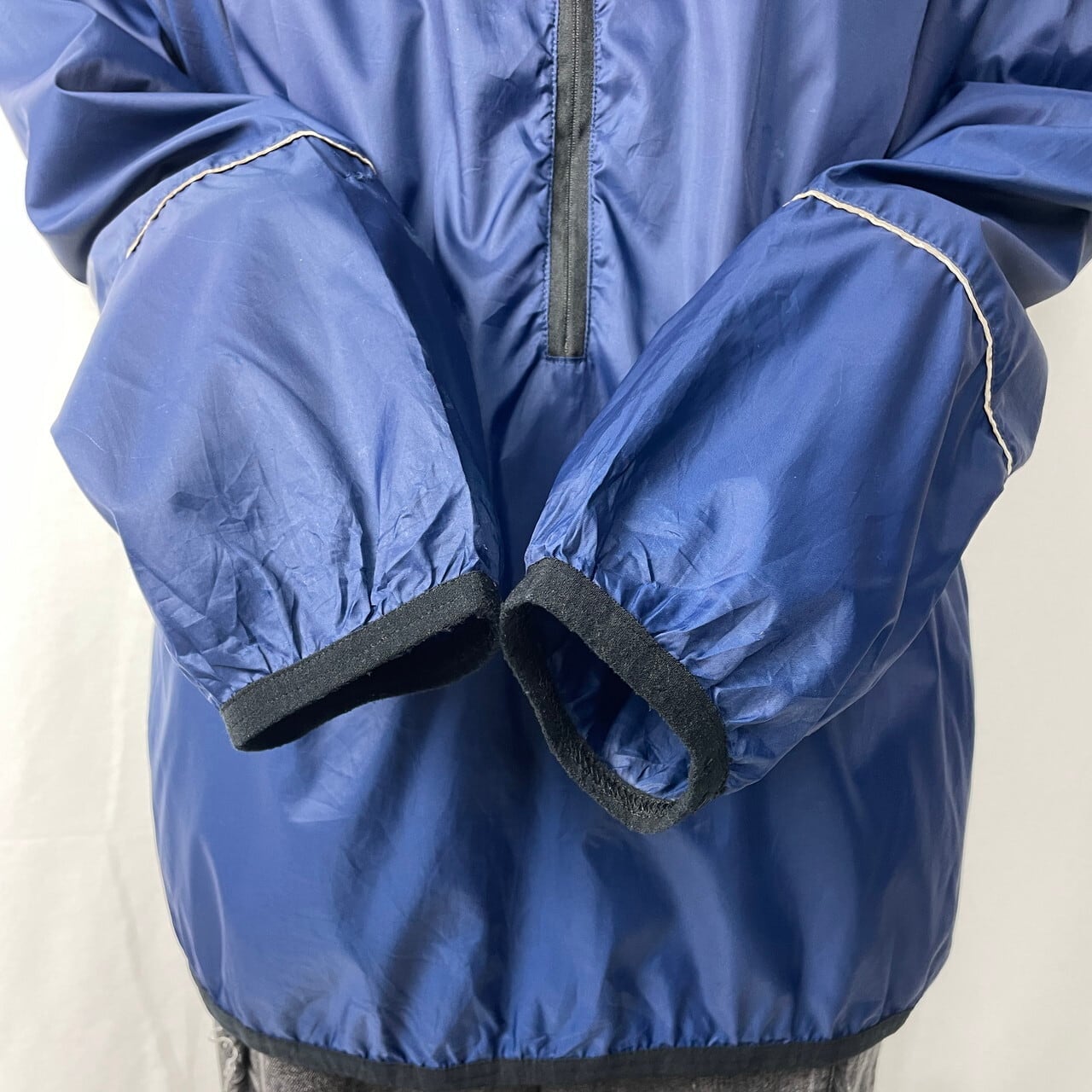 00年代 NIKE ナイキ ハーフジップ ナイロンプルオーバー メンズL相当