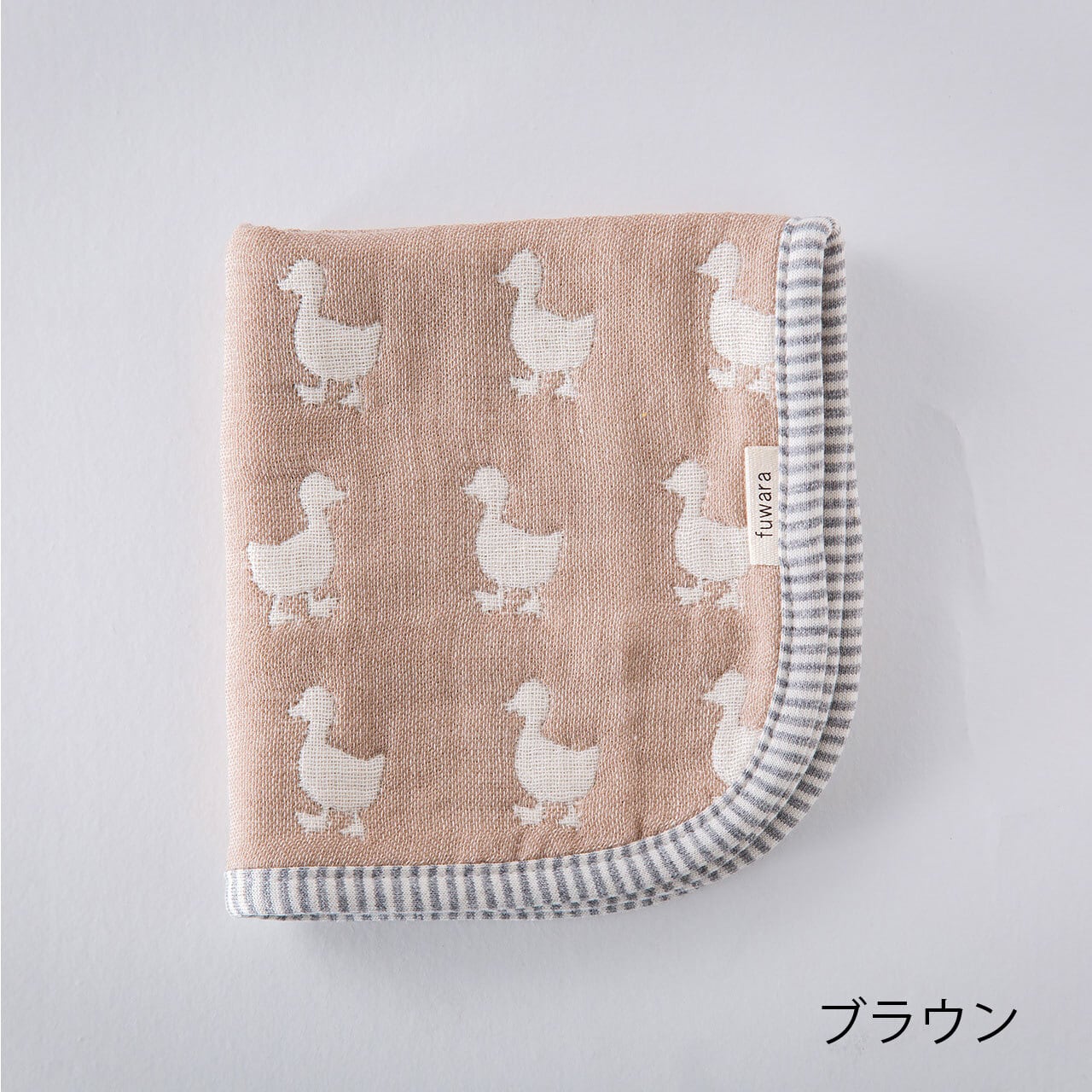 六重織ガーゼハンカチ あひる | fuwara