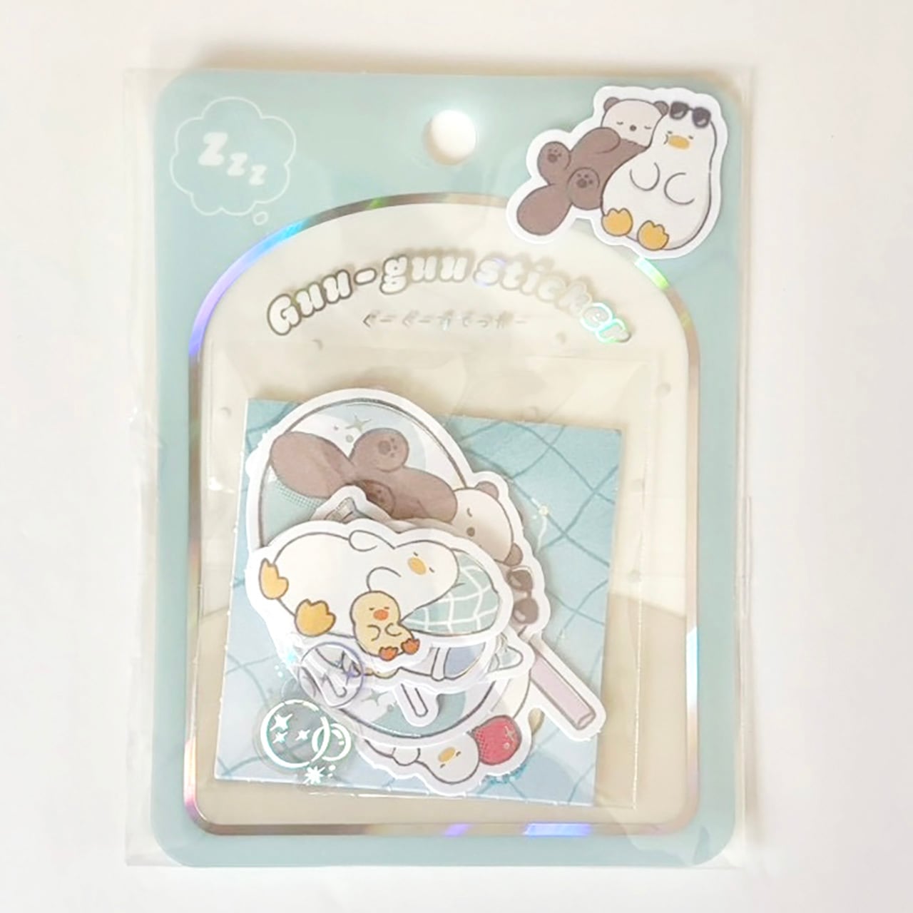 単品 ぐーぐーすてっかー｜01156-01161 | シールと星座 双子座文具店