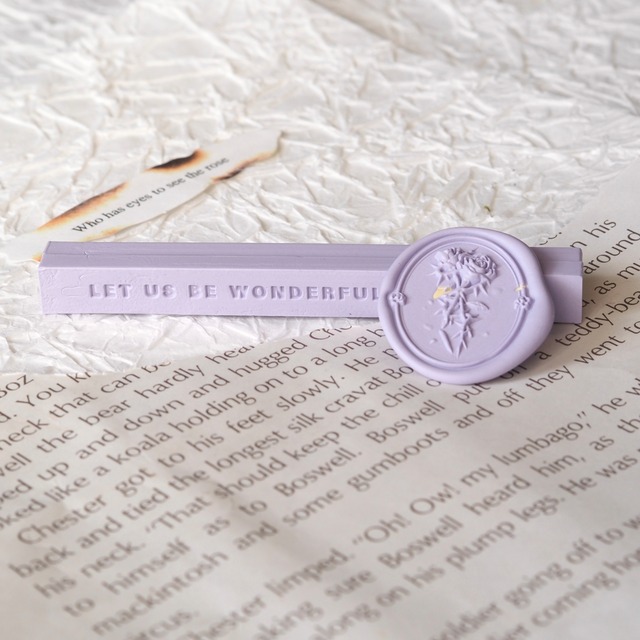 22 ローズパープル・マットシーリングワックススティック