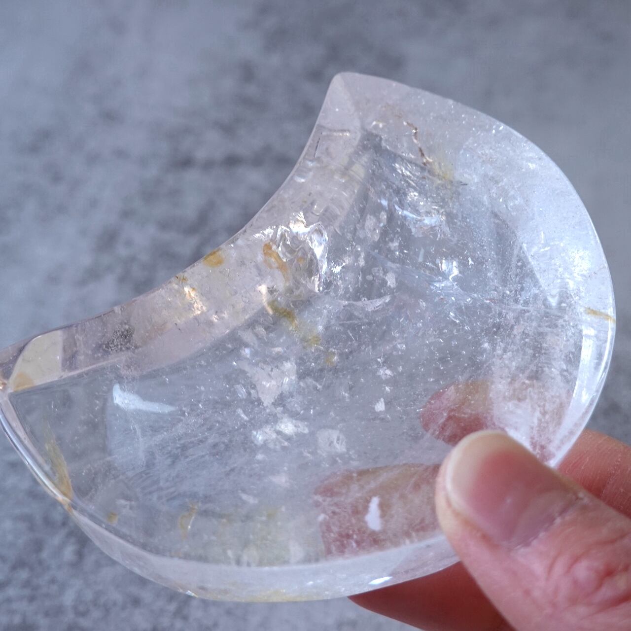 クリアクォーツ 水晶 / お皿【ムーン】 | ariife.公式オンライン