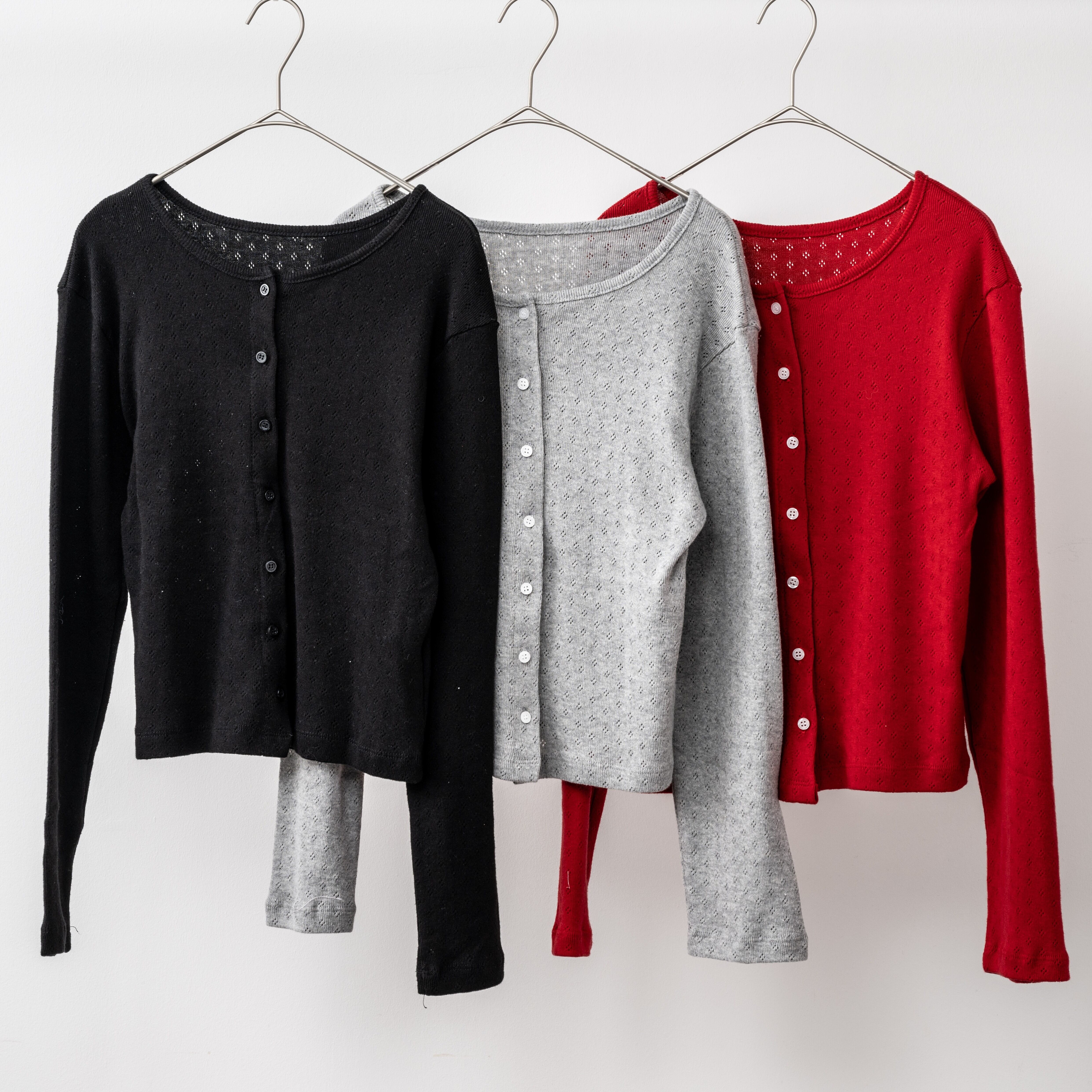 NICENESS / CASTELINO LOW SLOPE SHIRT - HAND CUT LATTICE FABRIC