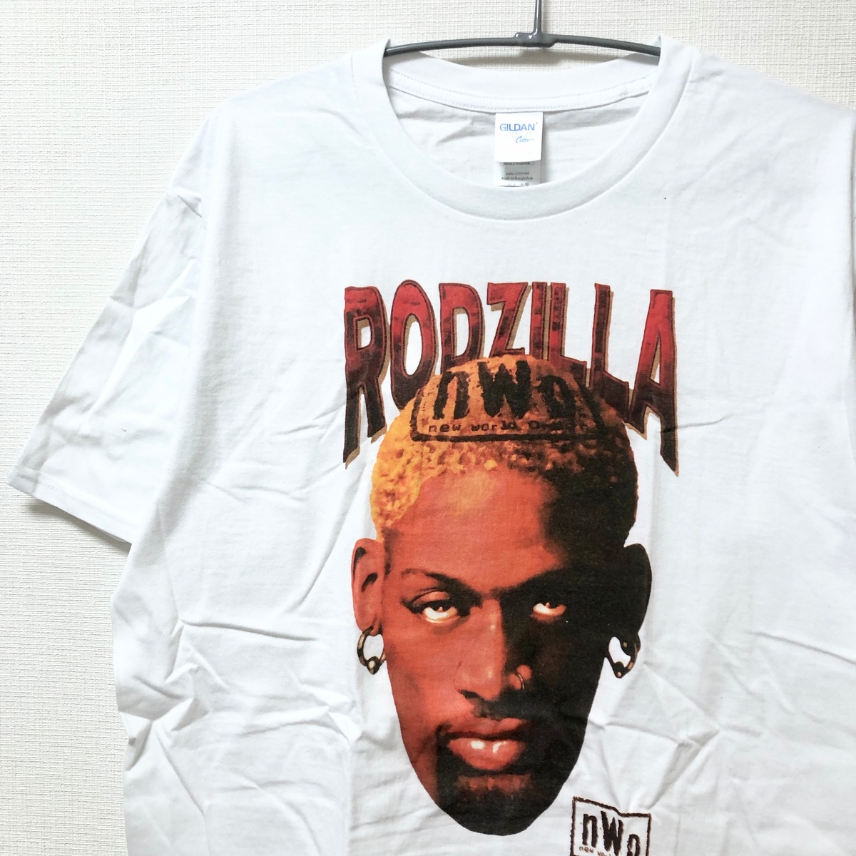 Dennis Rodman Tシャツ NBA デニスロッドマン バスケ tee RODZILLA nwo 