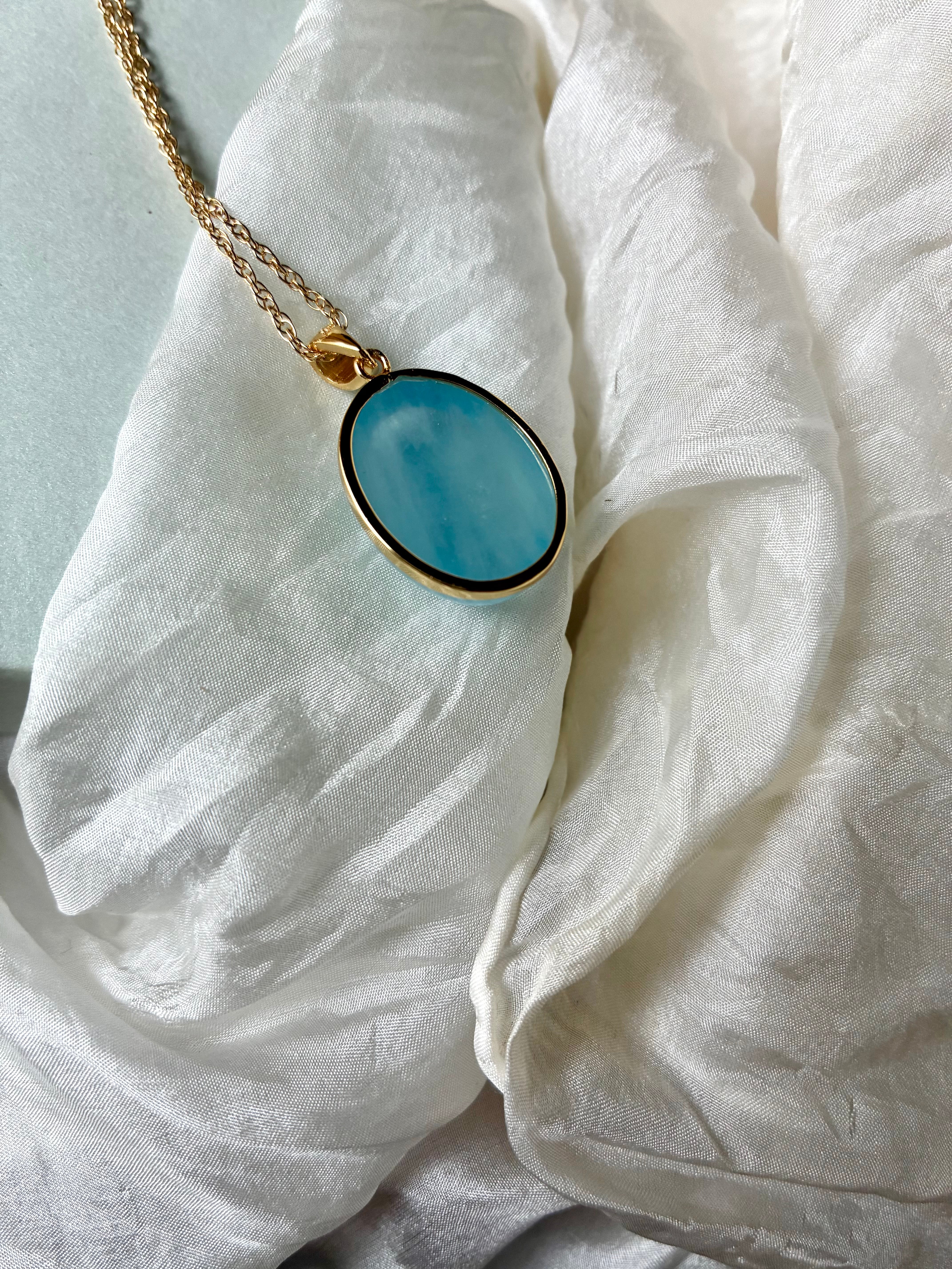 Aquamarine 〜きらめき〜　necklace