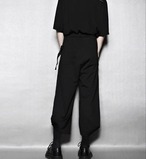 バックルストラップ　ワイドパンツ　1019