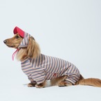 〈PUPPYGALLERY公式〉ホームグラウンドストライプオールインワン　2XL-3XL