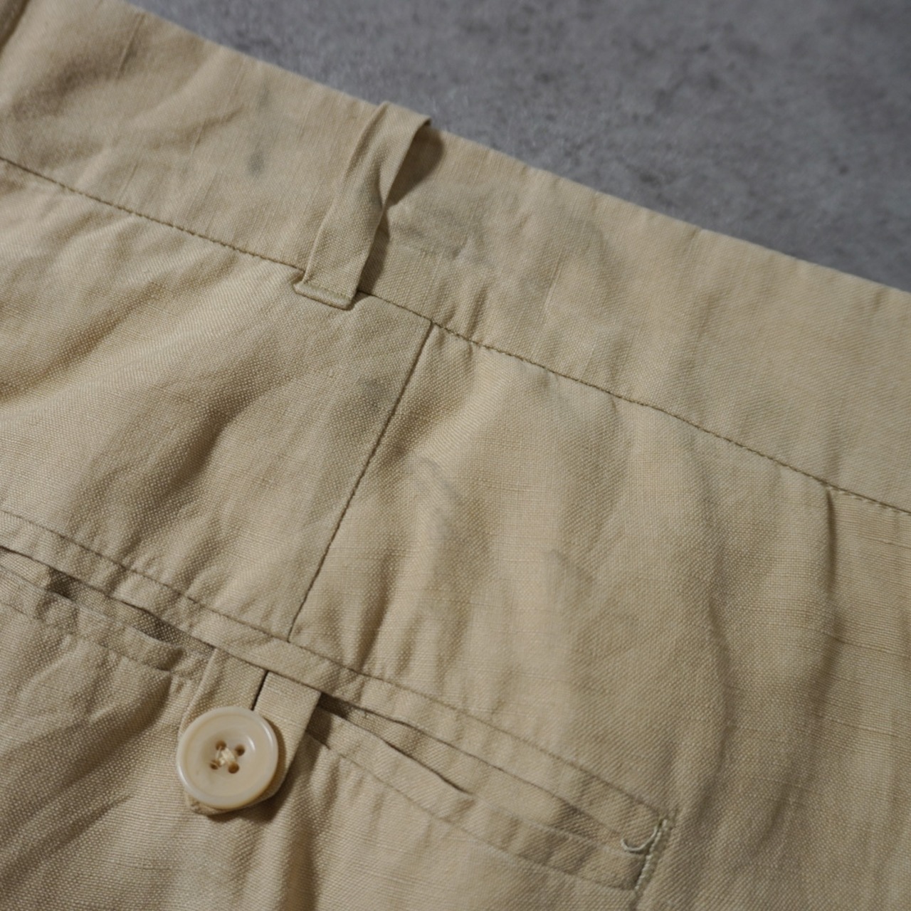 Polo by Ralph Lauren Double-pleated linen silk shorts [W40] 古着 - 8