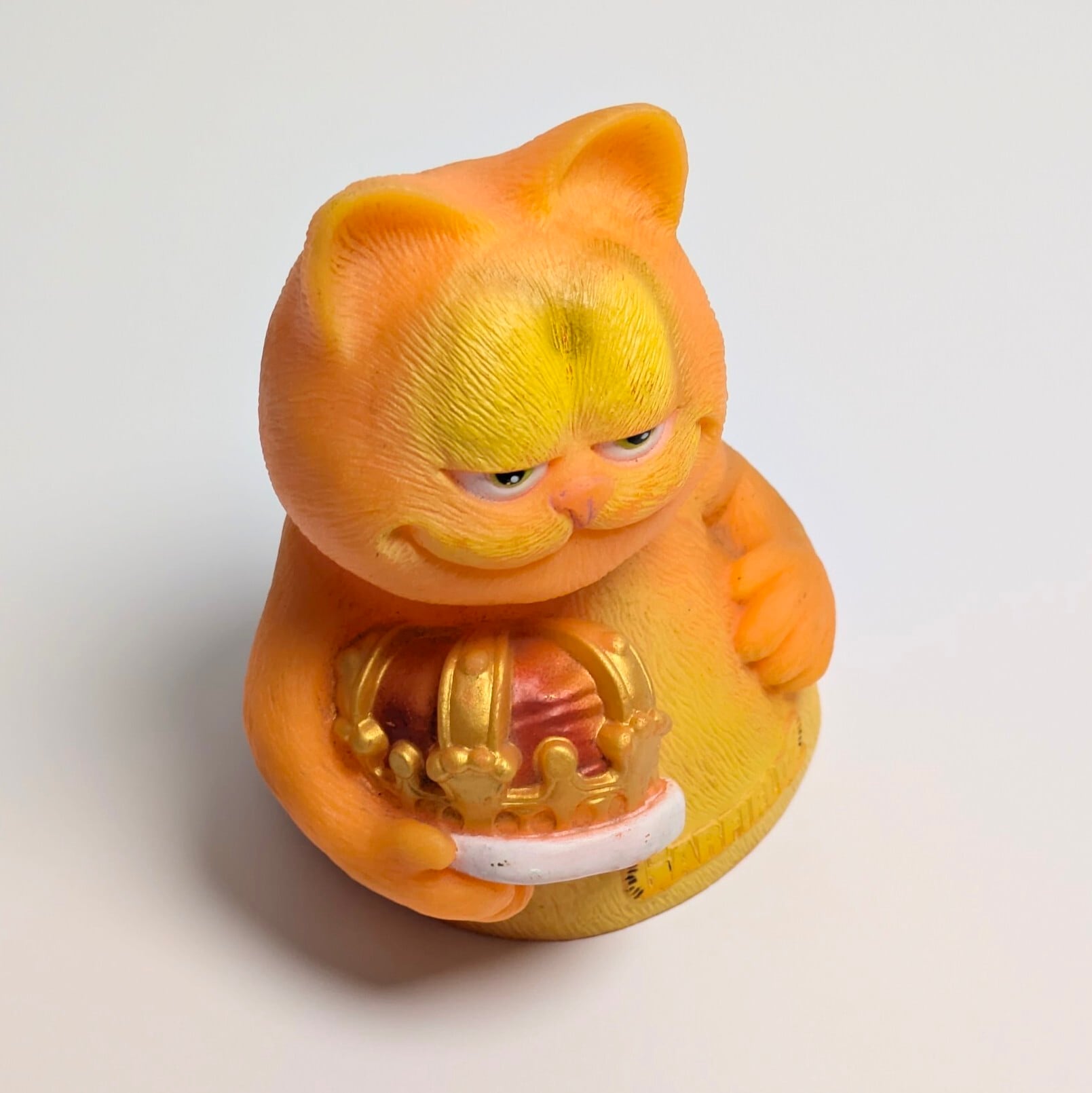 ☆ VINTAGE JUNK 2006 ☆【 Garfield  ( ガーフィールド ) 】Garfield The Movie 2 / ガーフィールド His Majesty ソフビフィギュア 〚アメリカン雑貨 アメトイ〛