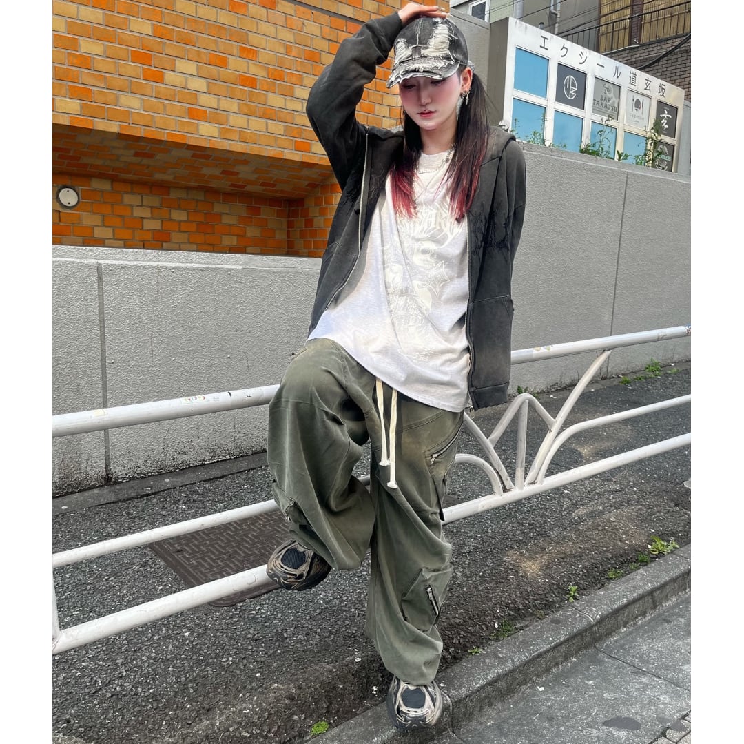 火曜17時まで▷1,648円OFF！】Oblique Pock ZIPパンツ