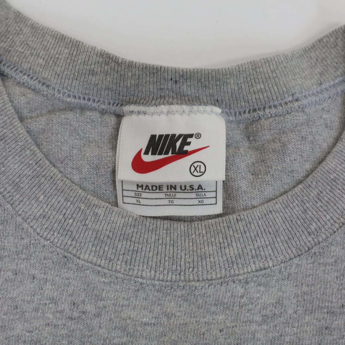 90's NIKE ナイキ スウェット ホワイト MADE IN USA