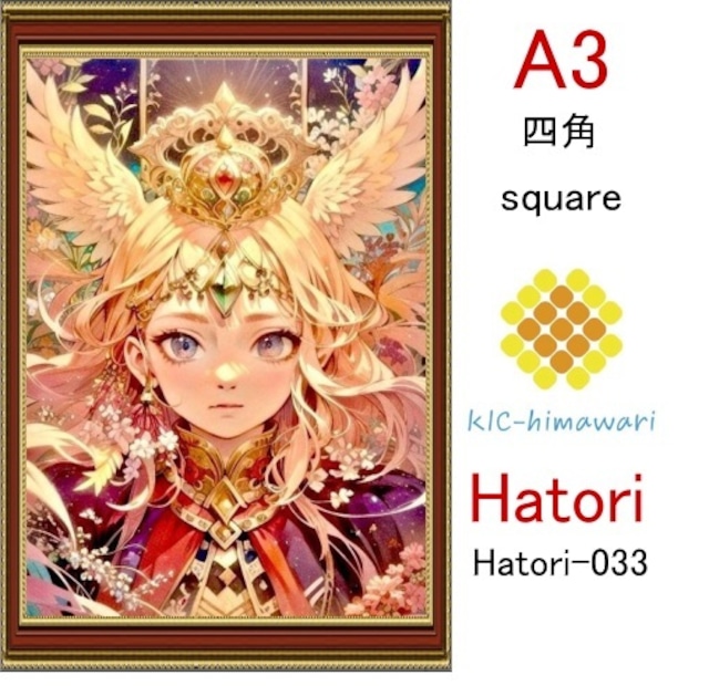 【国内製造】A3サイズ  四角ビーズ【hatori-033】ダイヤモンドアート