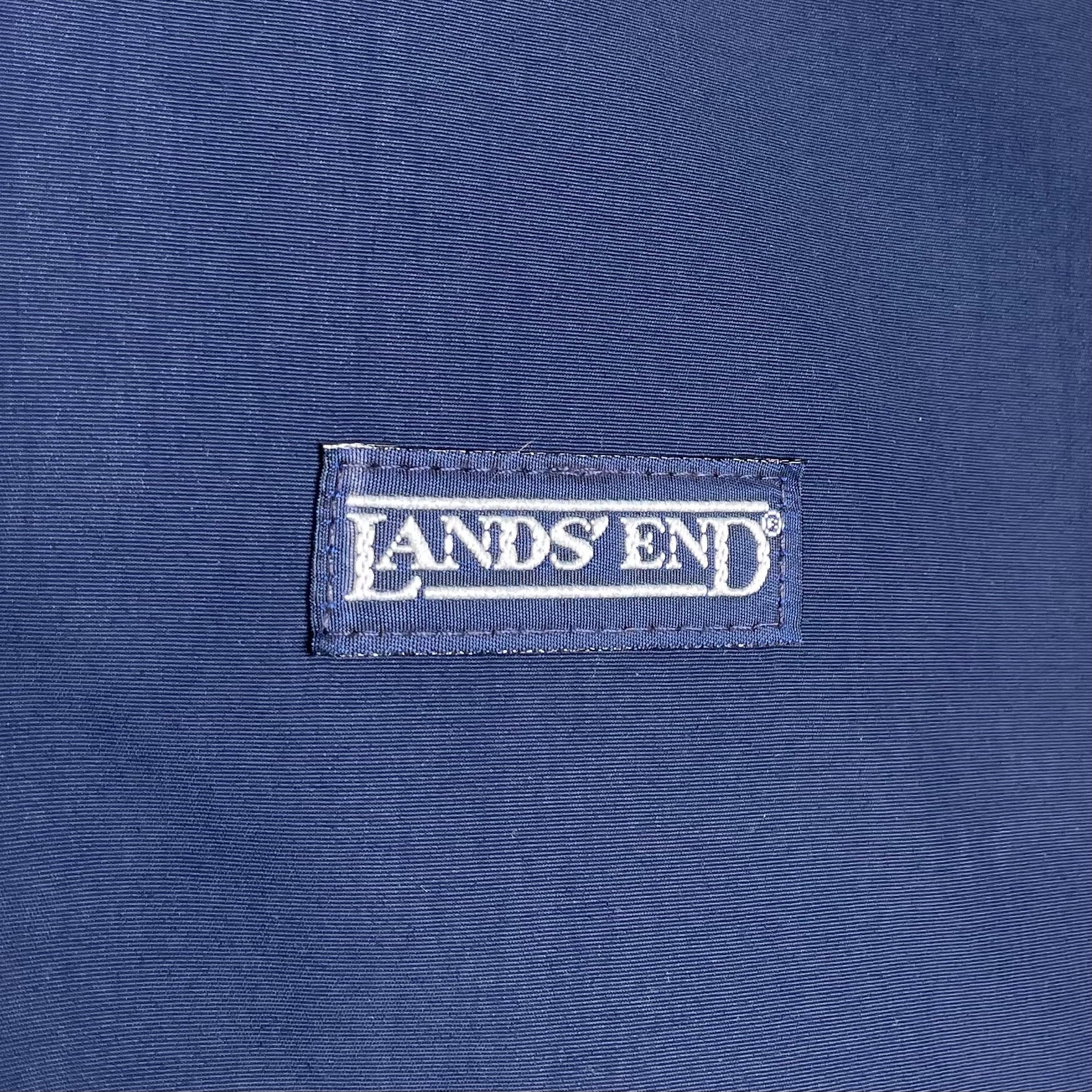 LANDS'END ナイロンジャケット L Made in USA ラグランスリーブ