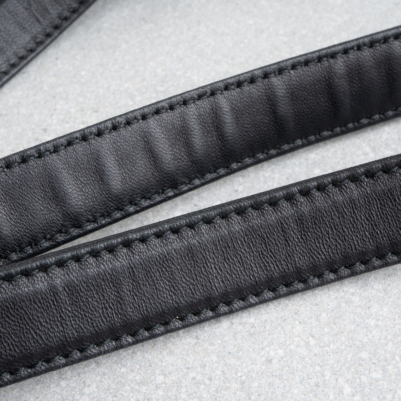 ロエベ フラメンコ ミディアム ヴィンテージ ブラック ラムスキン レザー