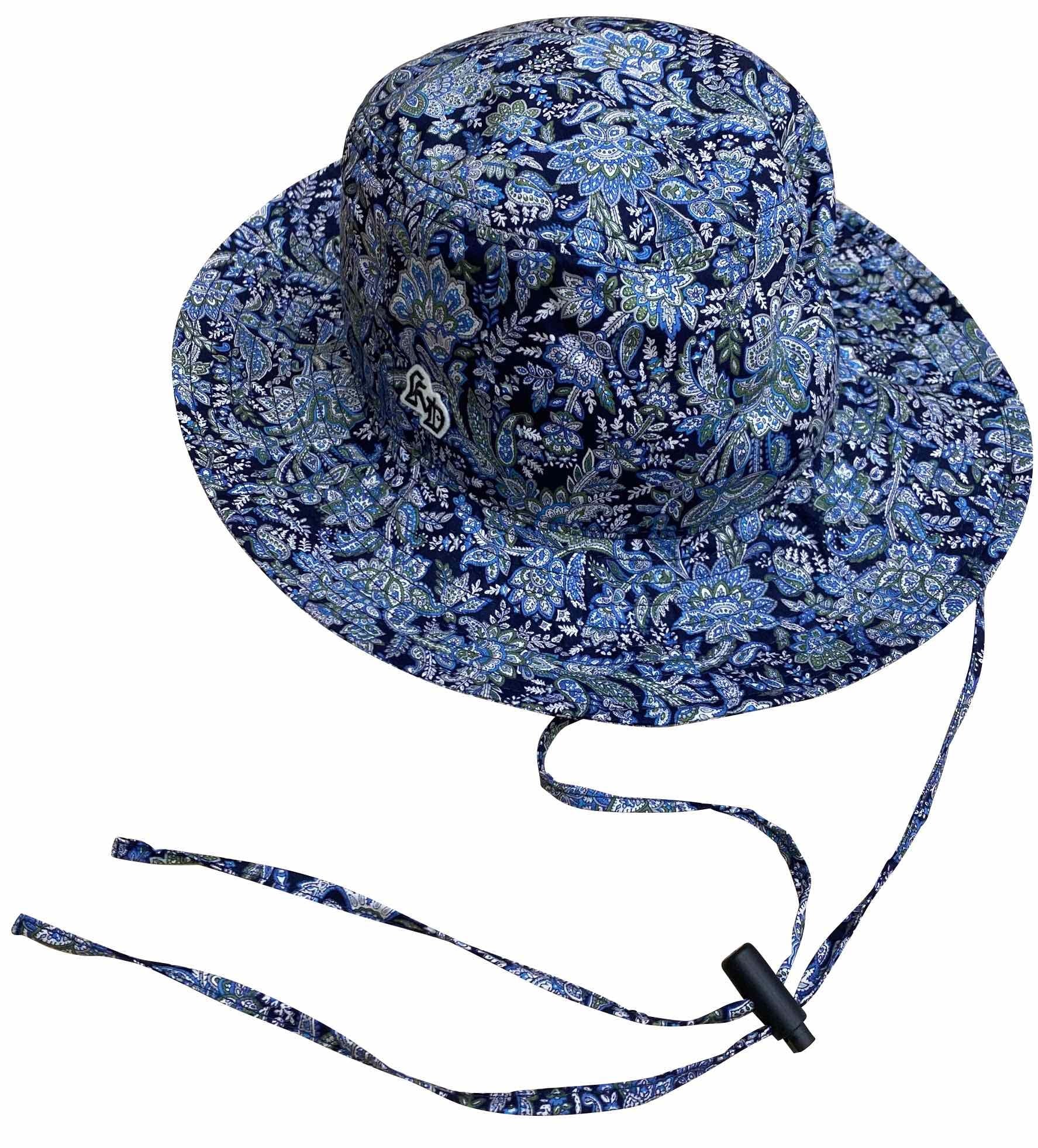 PAISLEY SAFARI HAT / ペイズリーサファリハット (NAVY) | KICS