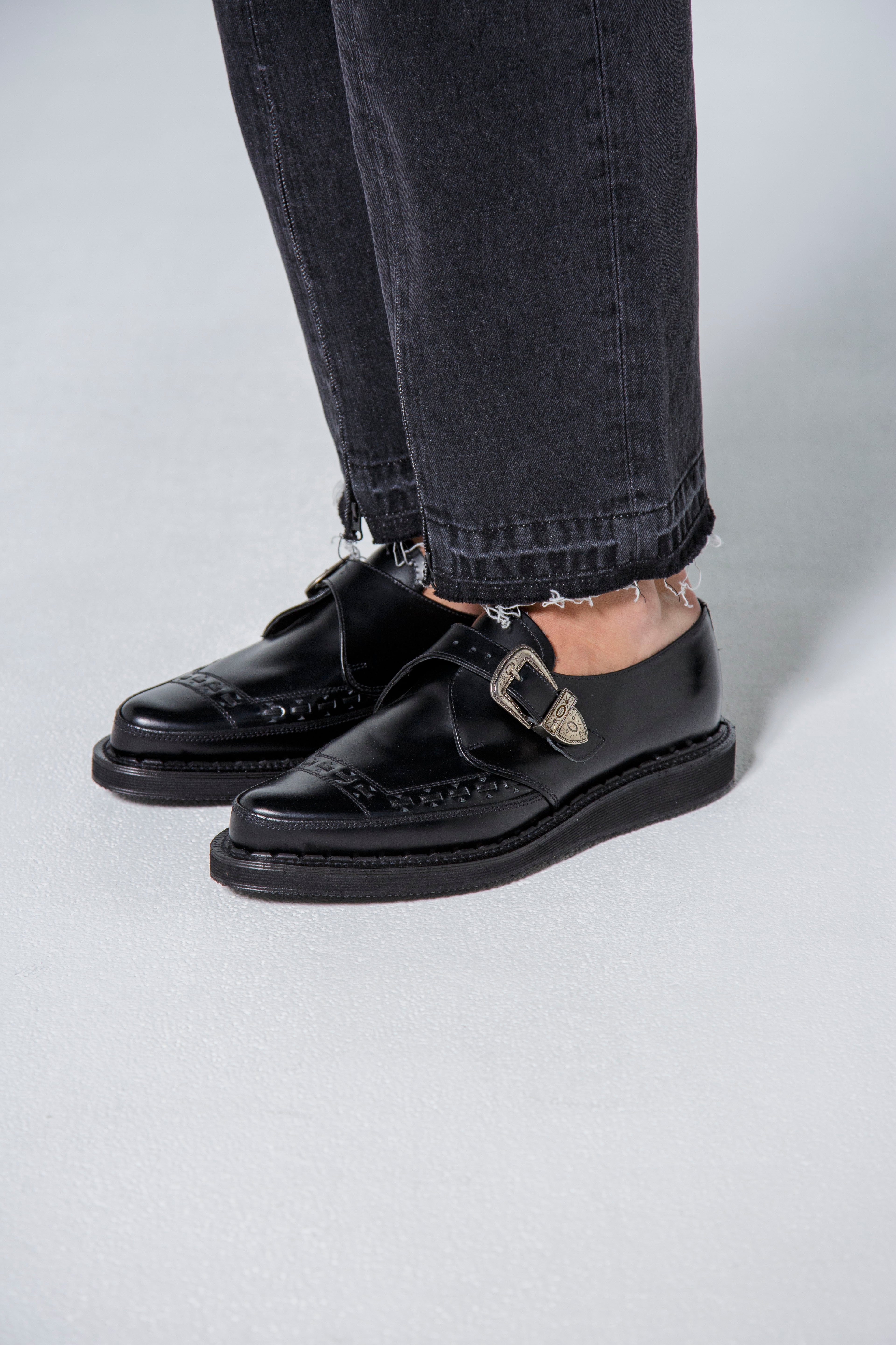 VICTIM x GEORGE COX :LEATHER SHOES VTM-21-A-048 C/# BLACK VICTIM x GEORGE COX :LEATHER SHOES VTM-21-A-048 C/# BLACK
