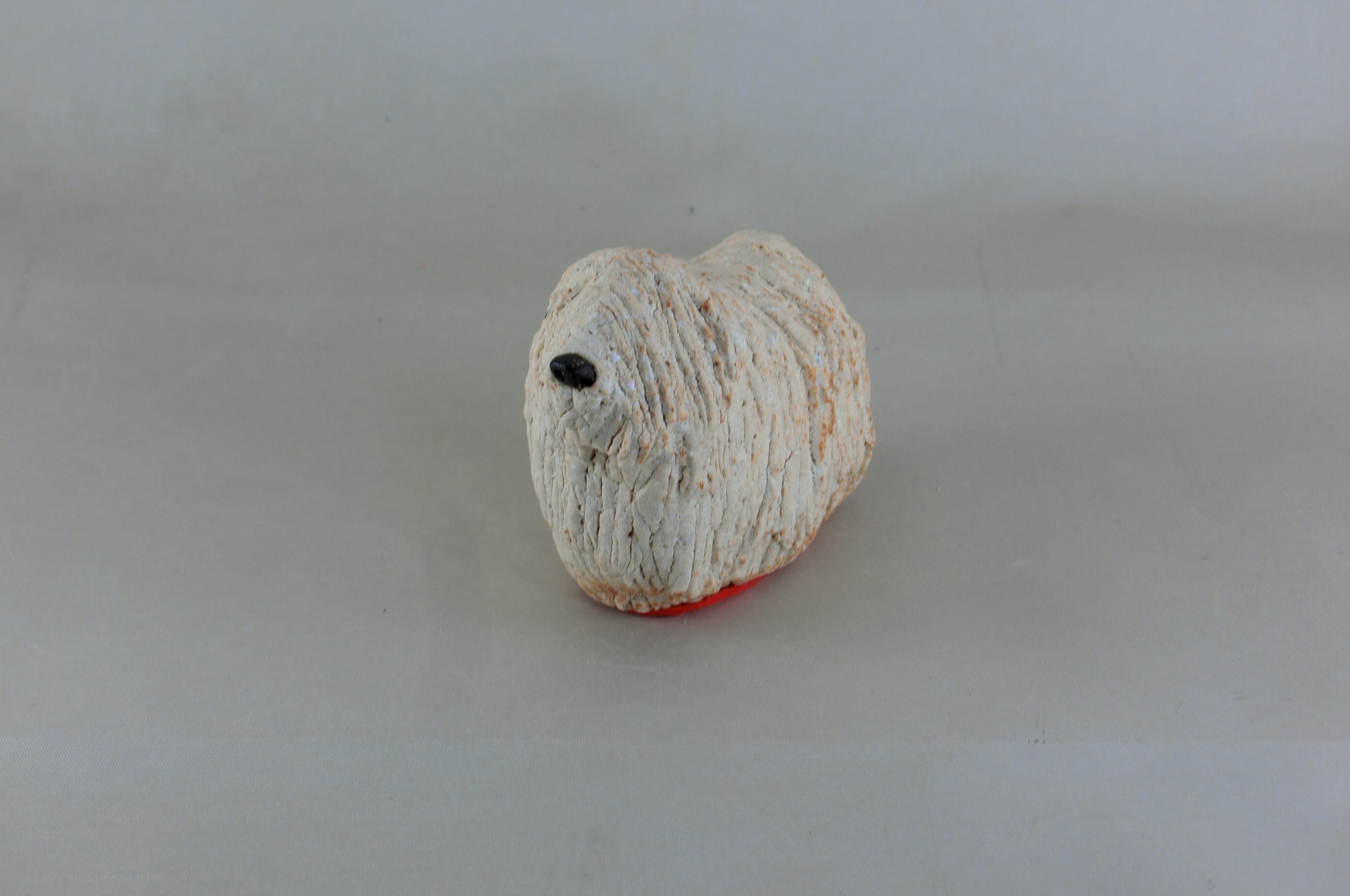 幸生窯　前川幸市作　犬　コモンドール