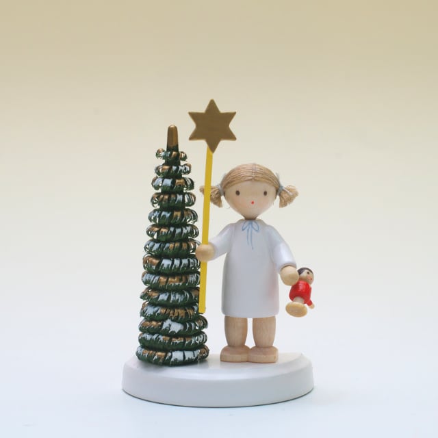 フラーデ 天使とモミの木 | 木のおもちゃ専門店 おもちゃ箱 イカロス