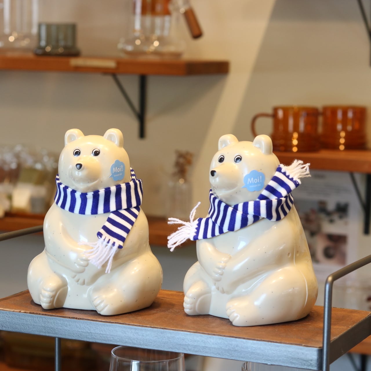 PLASTEP フィンランド 白くま貯金箱 / 2025年限定マフラー付き | Zakka