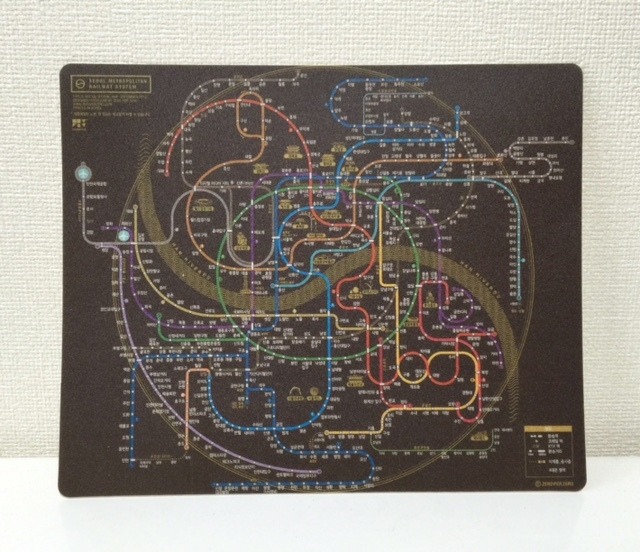 ソウル地下鉄路線図マウスパッド