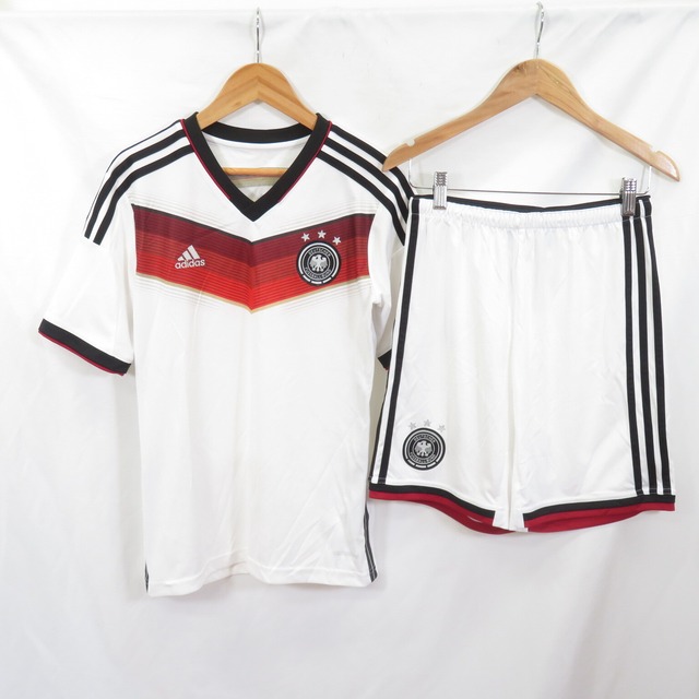 ドイツ代表 2014 ユニフォーム ホーム セットアップ ジュニア size160/adidas 0403