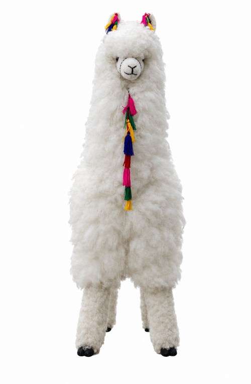 アルパカ純毛人形　特大　117cm