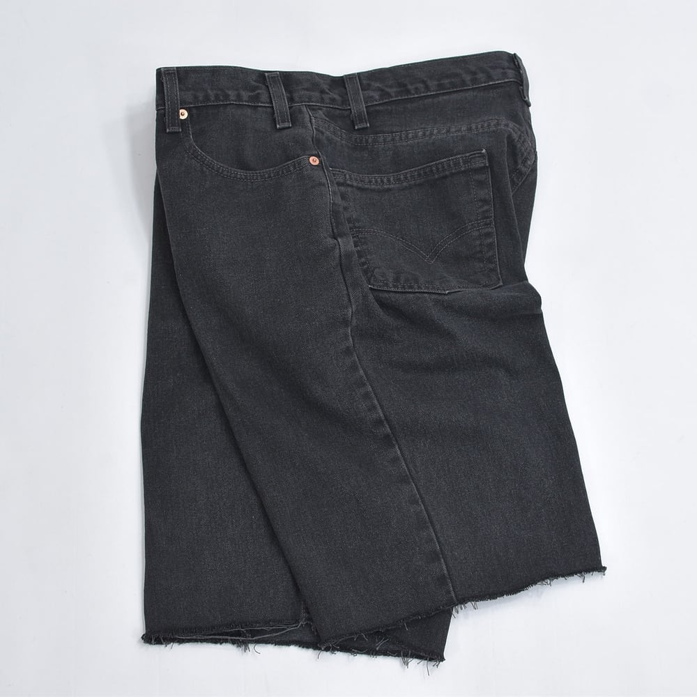 90s USA製 Levi's リーバイス 550 リラックスフィット 後染めブラック