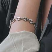 【ラスト1点】stainless die cut bracelet SB063