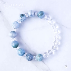 選べるパープルラリマー（10mm）［パープルラリマー／水晶］