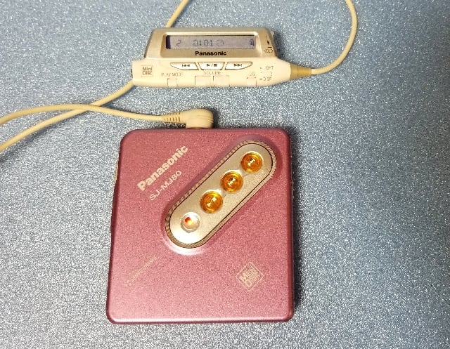 MDポータブルプレーヤー Panasonic SJ-MJ80 非MDLP 完動品 | MTR