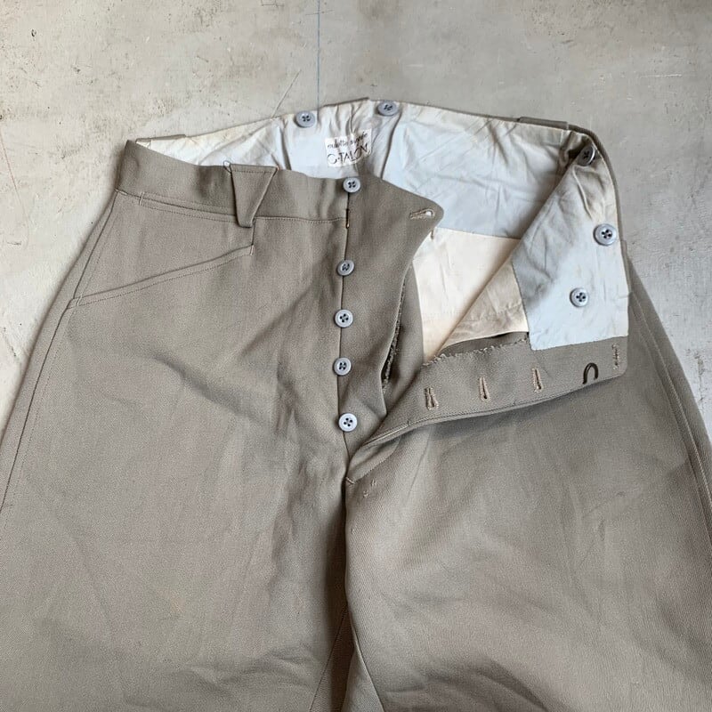 60s vintage ボタンフライ　ジョッパーズパンツ　チノパン　ハンティング 60s vintage ボタンフライジョッパーズパンツチノパンハンティング