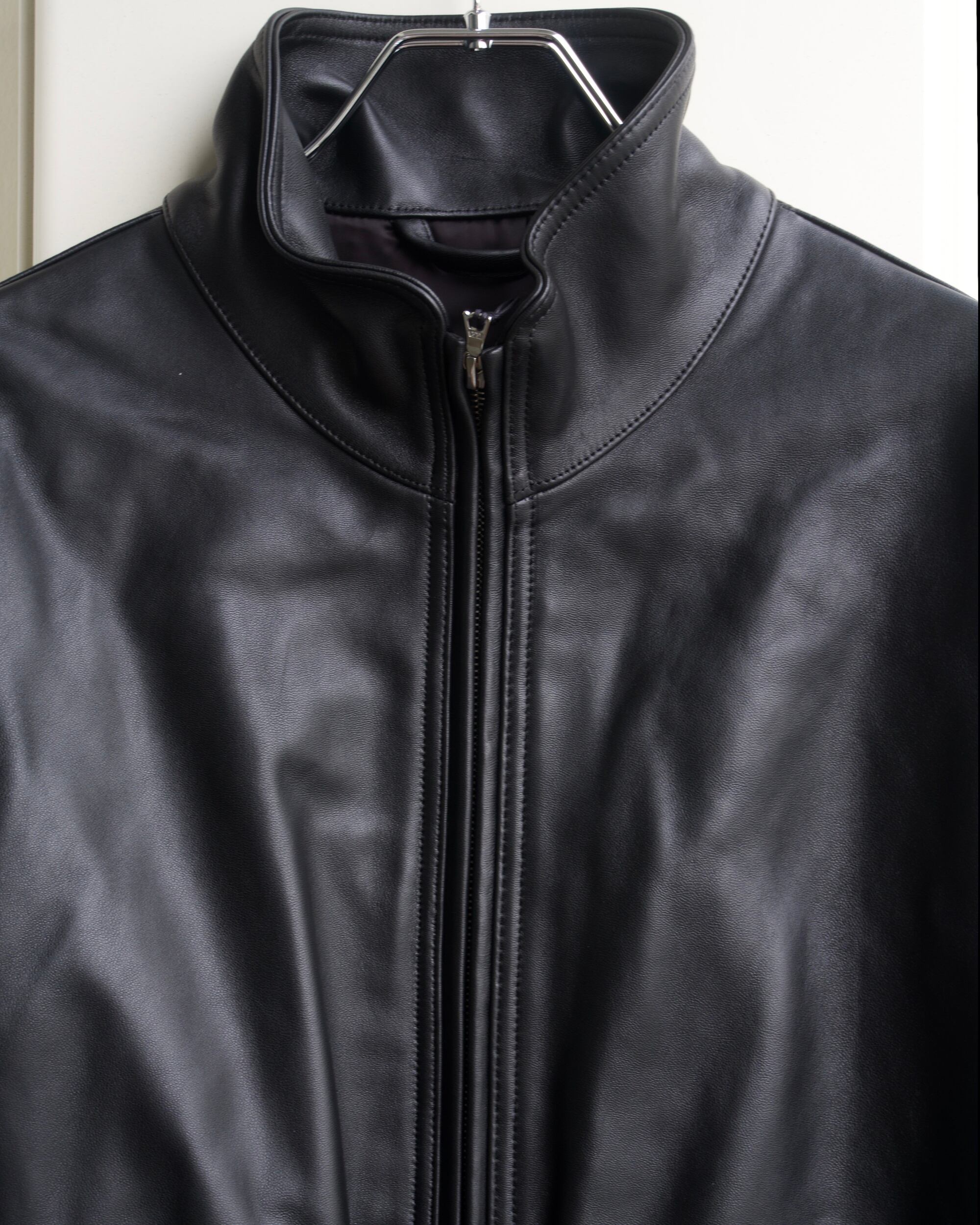 stein SHEEP LEATHER STAND COLLAR JACKET stein SHEEP LEATHER STAND