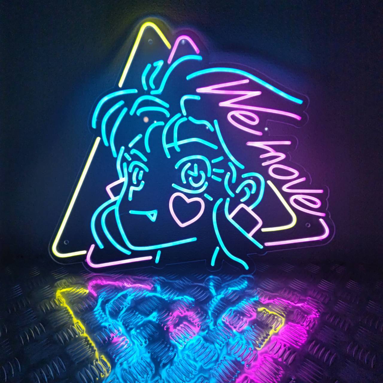 別注依頼はオーダーから】RE: 80s Anime Gilrl NEONSIGN ネオンサイン 