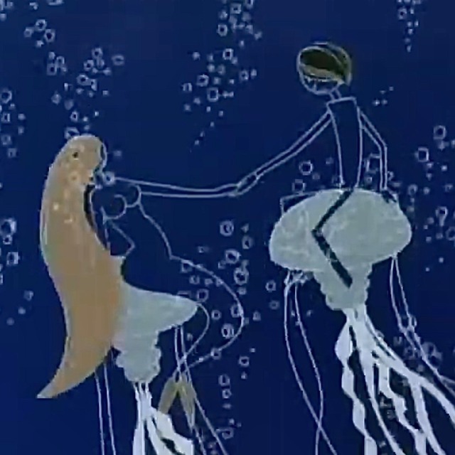 マーメイドブルーネックレス