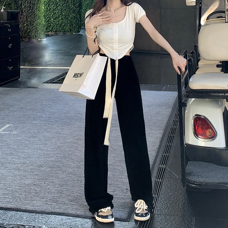 カジュアルサマーTシャツ パンツ ストリート 夏物 モンロー98902486961