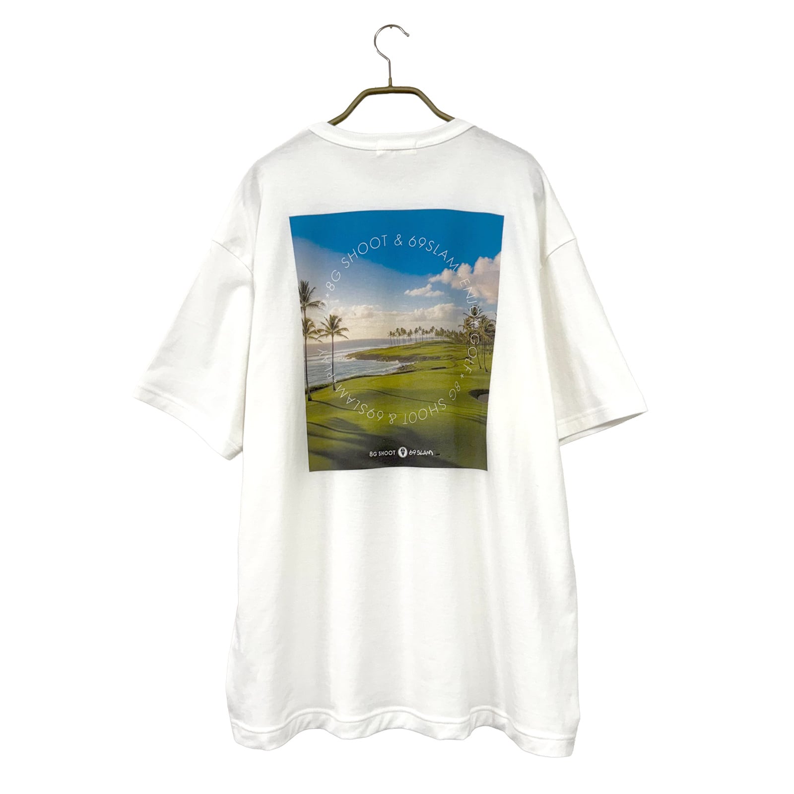 8G SHOOT × 69slam PHOTO PRINT TEE SHIRT -WHITE-