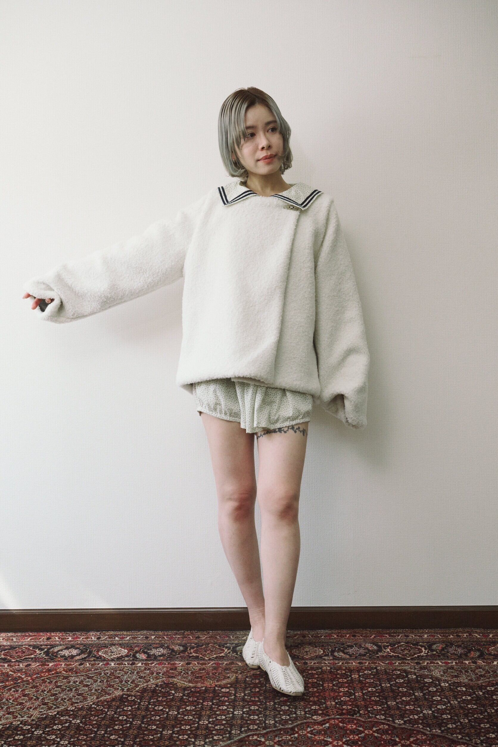 Lily sailor rompers/multi | papier.official