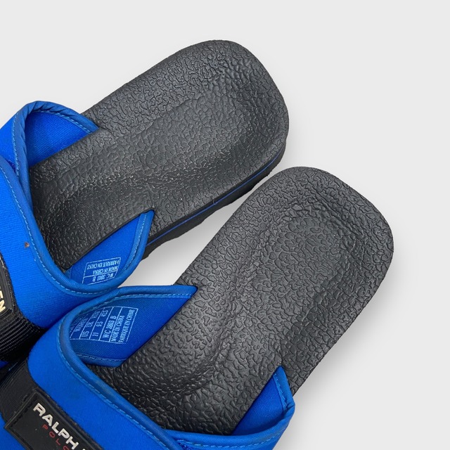 POLO SPORT サンダル 星条旗 マジックテープ 青 26.5相当 ラルフ