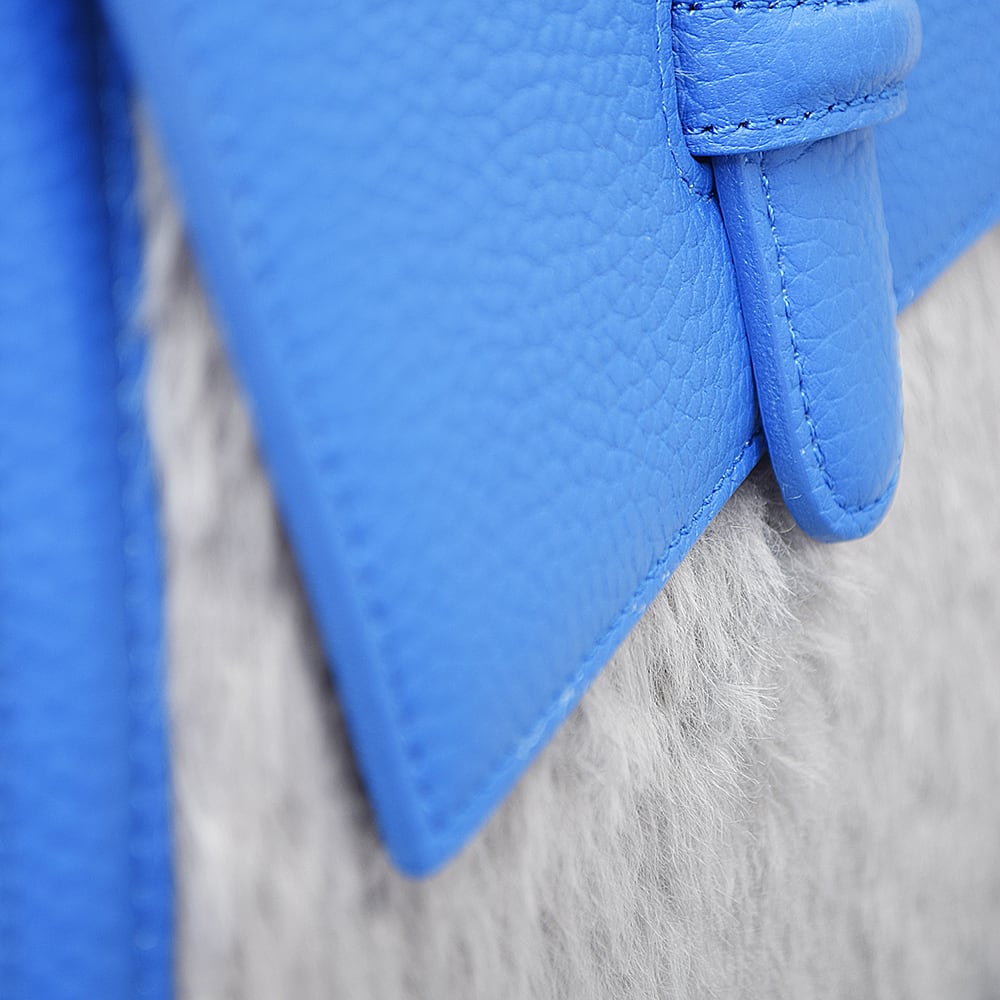 *美品*　SHOJI FUJITA　ショウジフジタ　DANCER 02 SHOJIFUJITA「1」DANCER-2 SHRINK LEATHER 2TONE-BLACK×WHITE