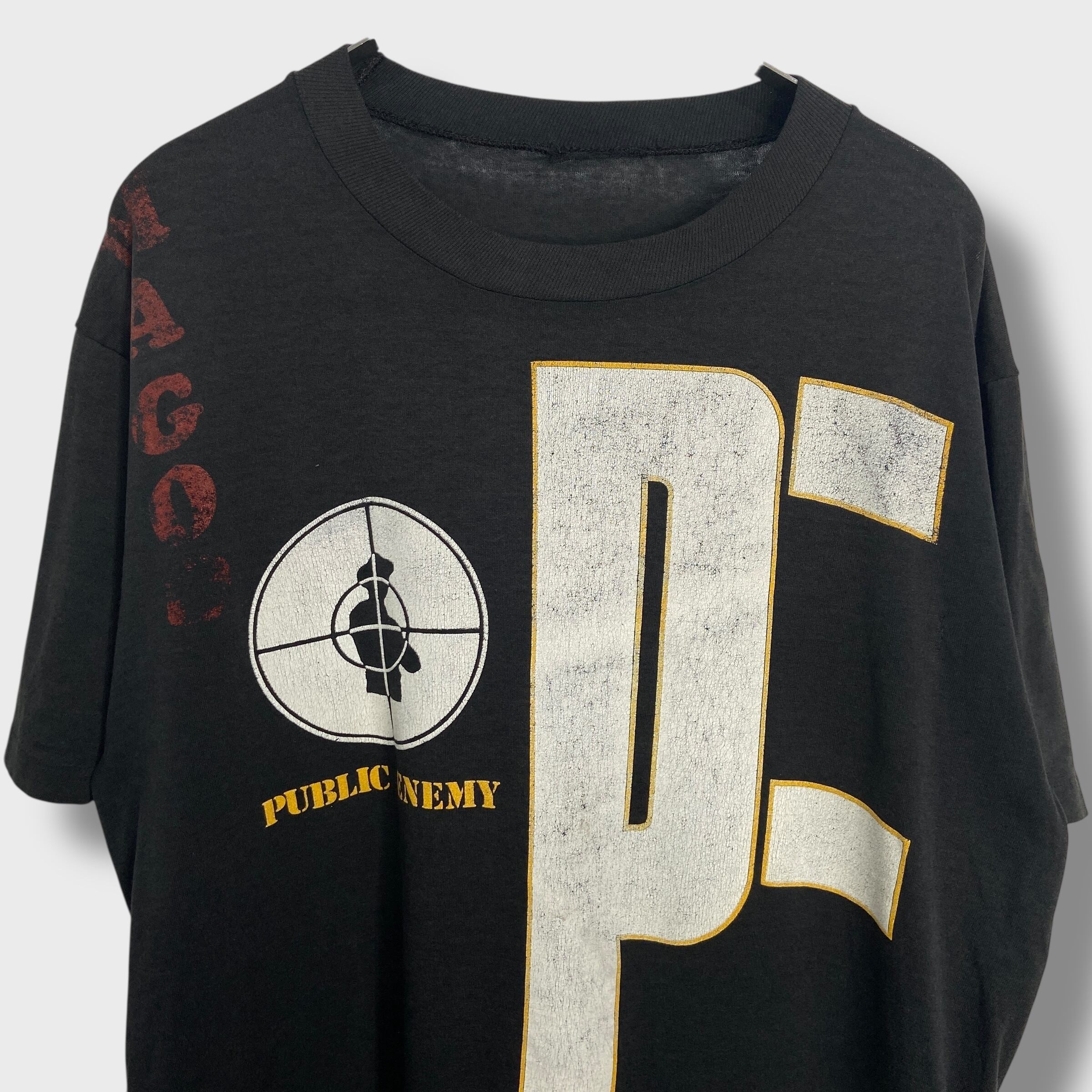80s パブリックエナミー 両面プリントTシャツ PUBLIC ENEMY | 古着屋 Uan