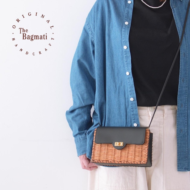 BAGMATI [バグマティ] スクエアカゴショルダー [BBK23-AW02] カゴバッグ・カゴショルダー・ショルダーバッグ・ミニバッグ・MEN'S / LADY'S [2024SS]