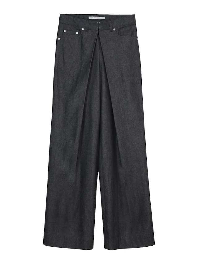JOHN LAWRENCE SULLIVAN / RIGID DENIM WIDE PANTS