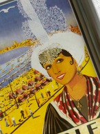 ポストカード　フレーム入り　旅行宣伝ポスター　フランス国鉄の旅　海岸 フランスの旅　12otcp22-4