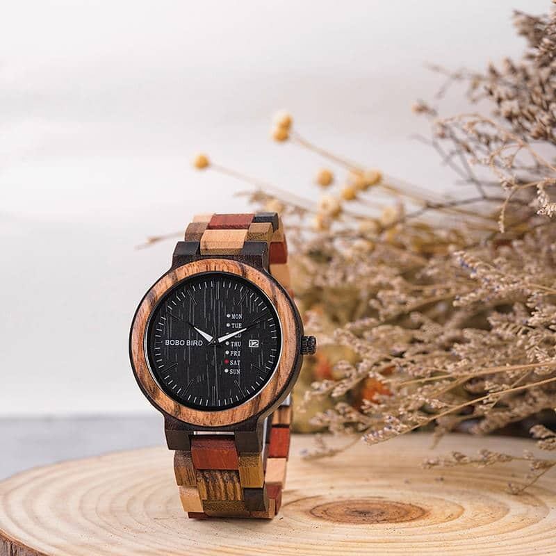 BOBO BIRD 木製腕時計 レディース 軽量木製腕時計 アナログクォーツ レディース ハンドメイド ナチュラル レディース木製腕時計 カジュアルド 日本正規代理店木製腕時計 木製 腕時計 ブランド
