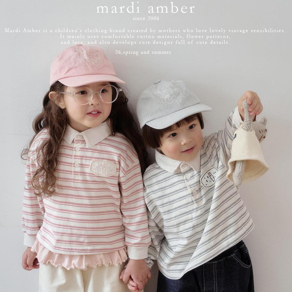 «予約»«Mardi Amber» ビスケットポロシャツ 2colors