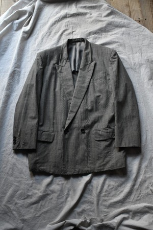 "COMME DES GARCONS HOMME" 1991 Glen check summer wool set up