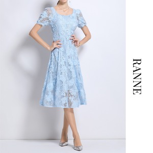 Blue Petal Dress　a0186