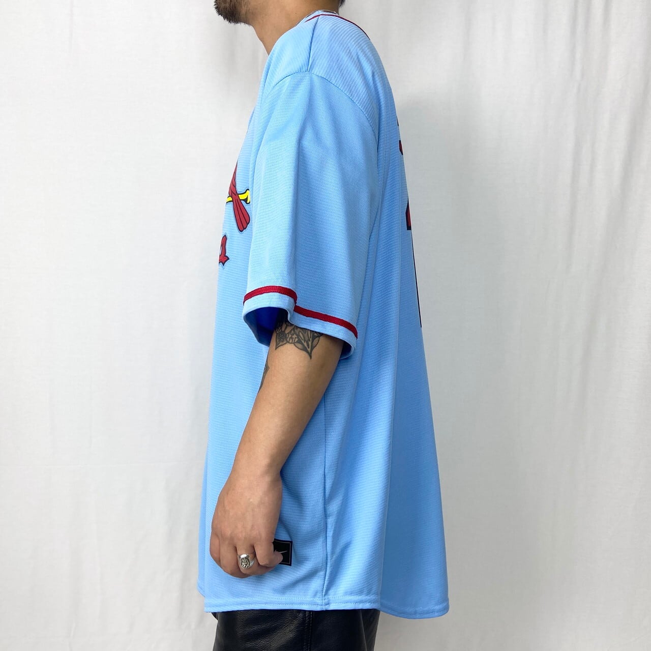 NIKE ナイキ MLB St.Lois Cardinals メッシュ ベースボールシャツ
